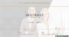 Desktop Screenshot of medtravelclub.com